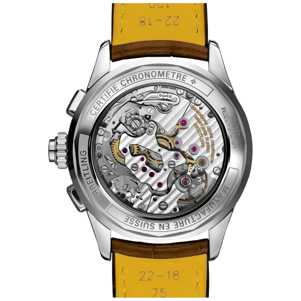 Breitling AB1510171C1P1 Breitling Premier B15 Duograph 42 blå profil