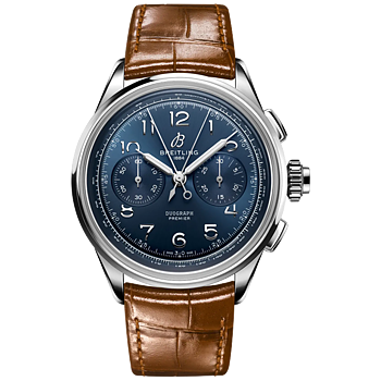 Breitling AB1510171C1P1 Breitling Premier B15 Duograph 42 blå profil