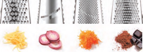 4-sided grater with container - 12