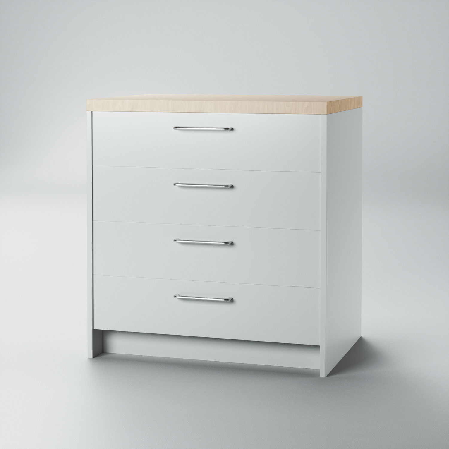 Skuffemodul med 4 skuffer til backoffice, H900 B800 D600