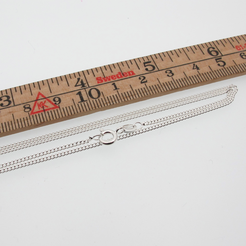Pansarkedja 50cm 1mm Halskedja i äkta silver - 4