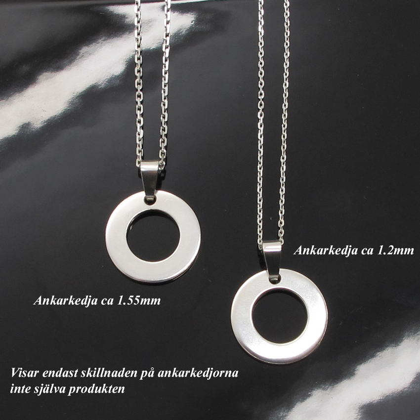 Ankarkedja 50cm 1.2mm Halskedja - 5