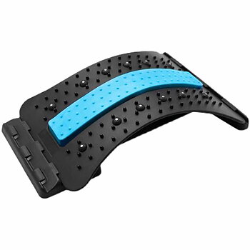 Back Stretcher and Lumbar Support 3-step - Blue/Green