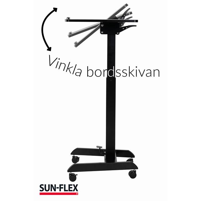 Bord Easydesk Pro 60x52cm sv - 3