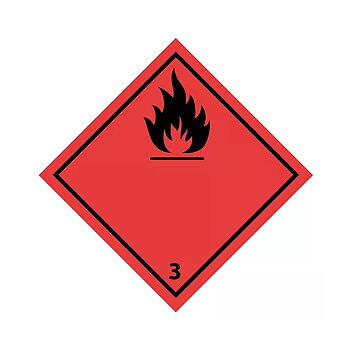 Farligt Gods-etikett Flammable Liquid