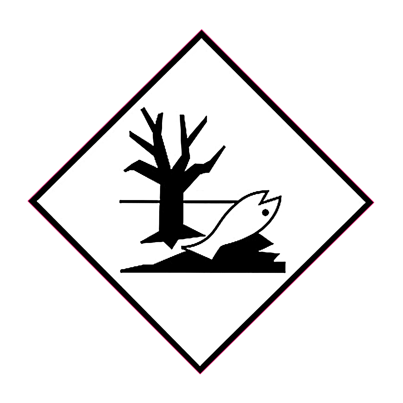 Farligt Gods-etikett Marine Pollutant