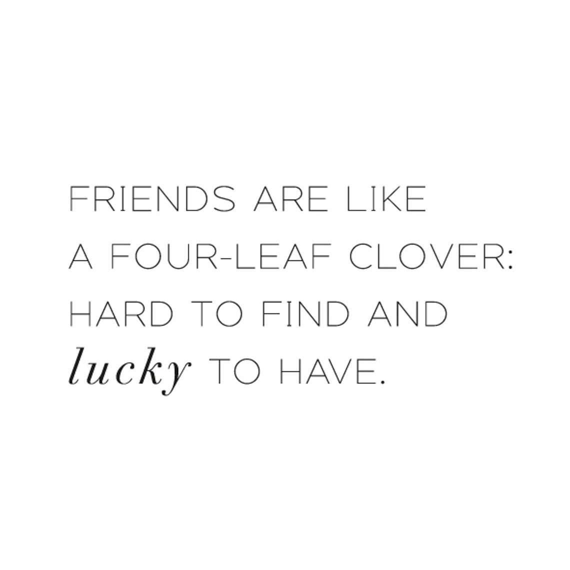 Lyckoamulett - Fyrklöver - Friends are like... - 4