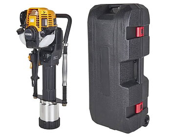 Stolp- och pålmaskin, för 120 mm stolpar, 4-takts motor