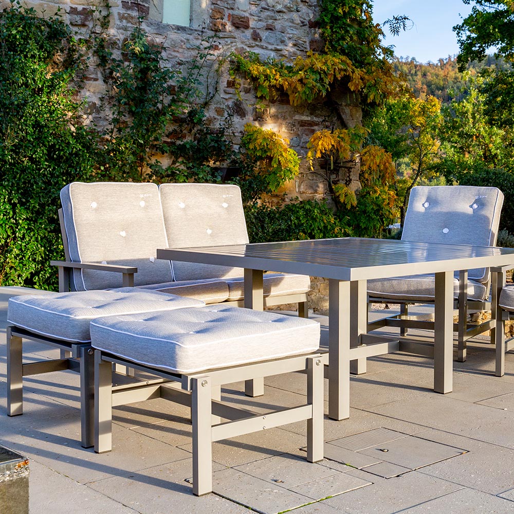 Sofa 2-seater Aluminium (several colors) - Fri Form - 4