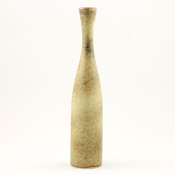 Carl-Harry Stålhane (SYB 1959) Brown Slender Bottle Vase 29 cm