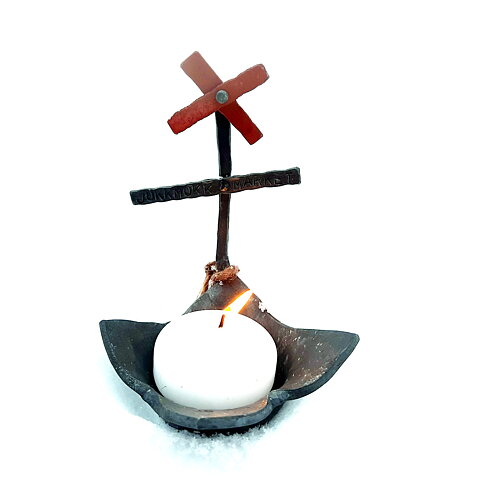 Candle stick Mountain trail, Handmade wrought iron
