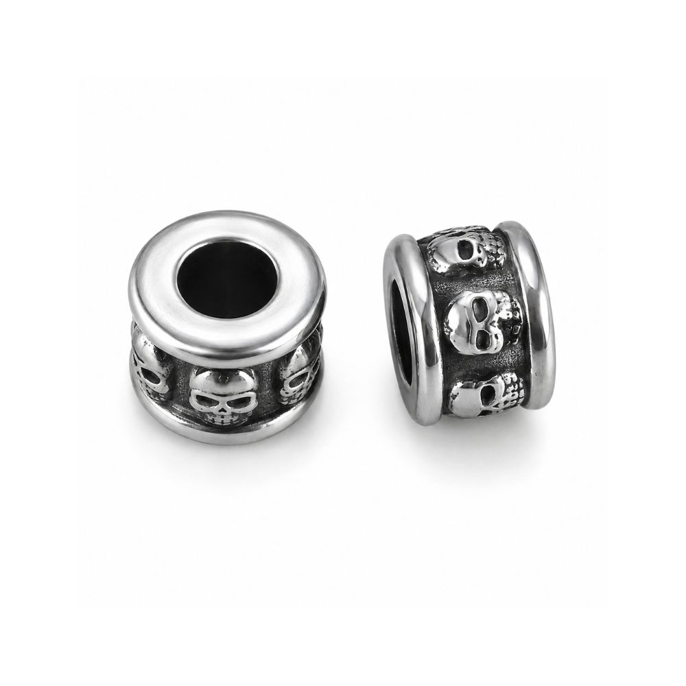 Döskalle spacer 12 mm rostfritt stål 3 st