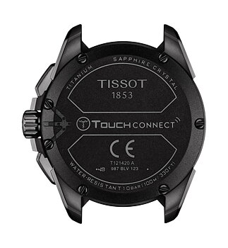 Tissot T121.420.47.051.04 Tissot T-Touch Connect Solar 47 svart PVD orange bakboett