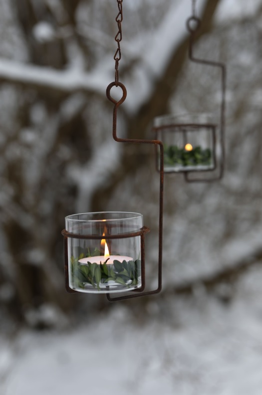 Hanging lantern - Hanging lantern - Rust - 55 cm - 3