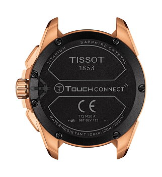 Tissot T121.420.47.051.02 Tissot T-Touch Connect Solar 47 guld bakboett