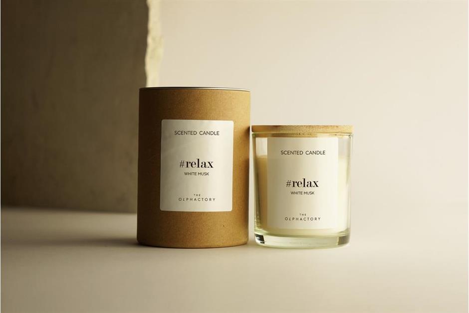 The Olphactory Relax White Musk Candle - 3