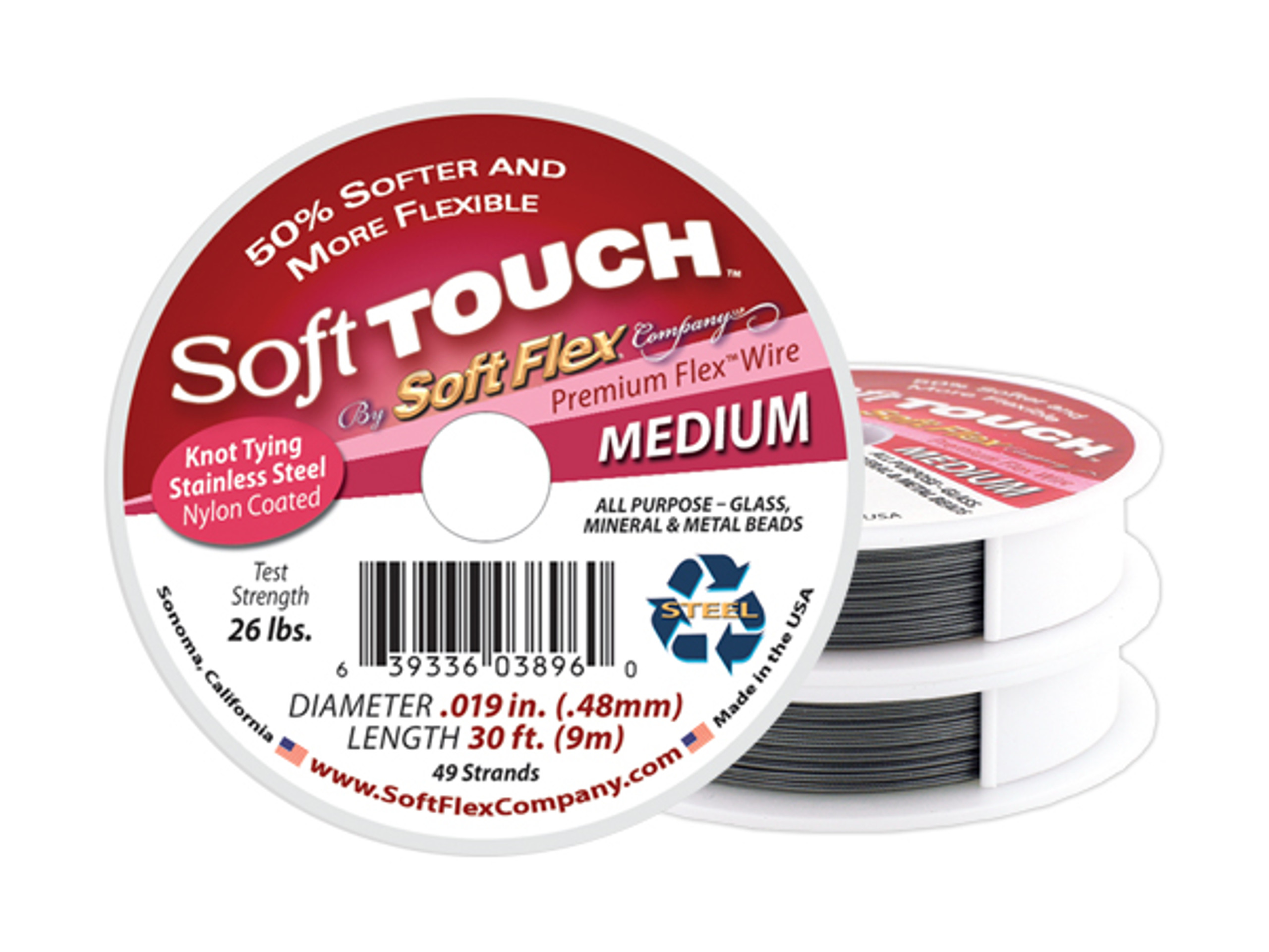 Soft Touch smyckewire - 0.48 Medium ca 9 m