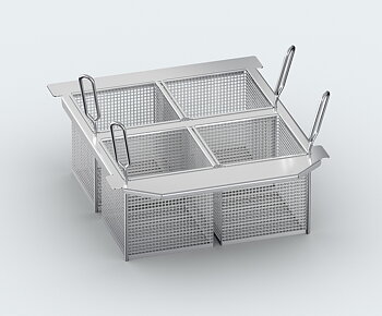 Set med 4 portionskorgar fritering - Modell 2-XS