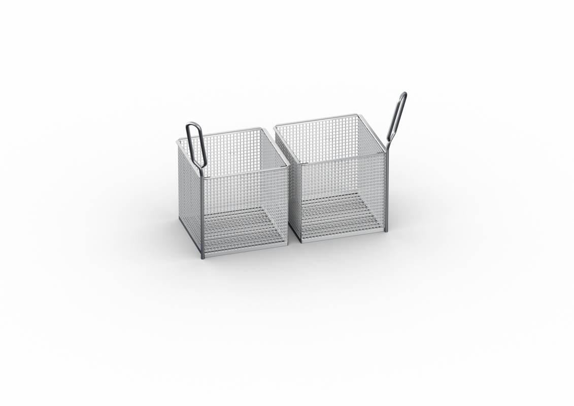Set med 2 portionskorgar fritering - Modell 2-XS, 2-S