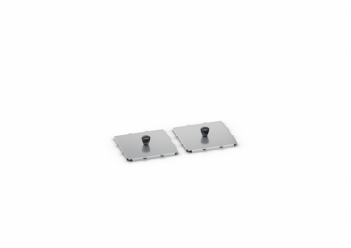 Set med 2 lock till portionskorgar - Modell 2-XS, 2-S