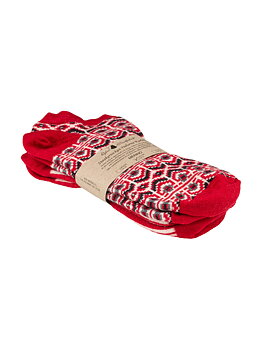 2 PAIRES DALARNA RÖD, CHAUSETTES BASSES EN LAINE MÉRINOS