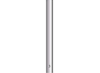 Stolpe Aluminium, 35x2400 mm