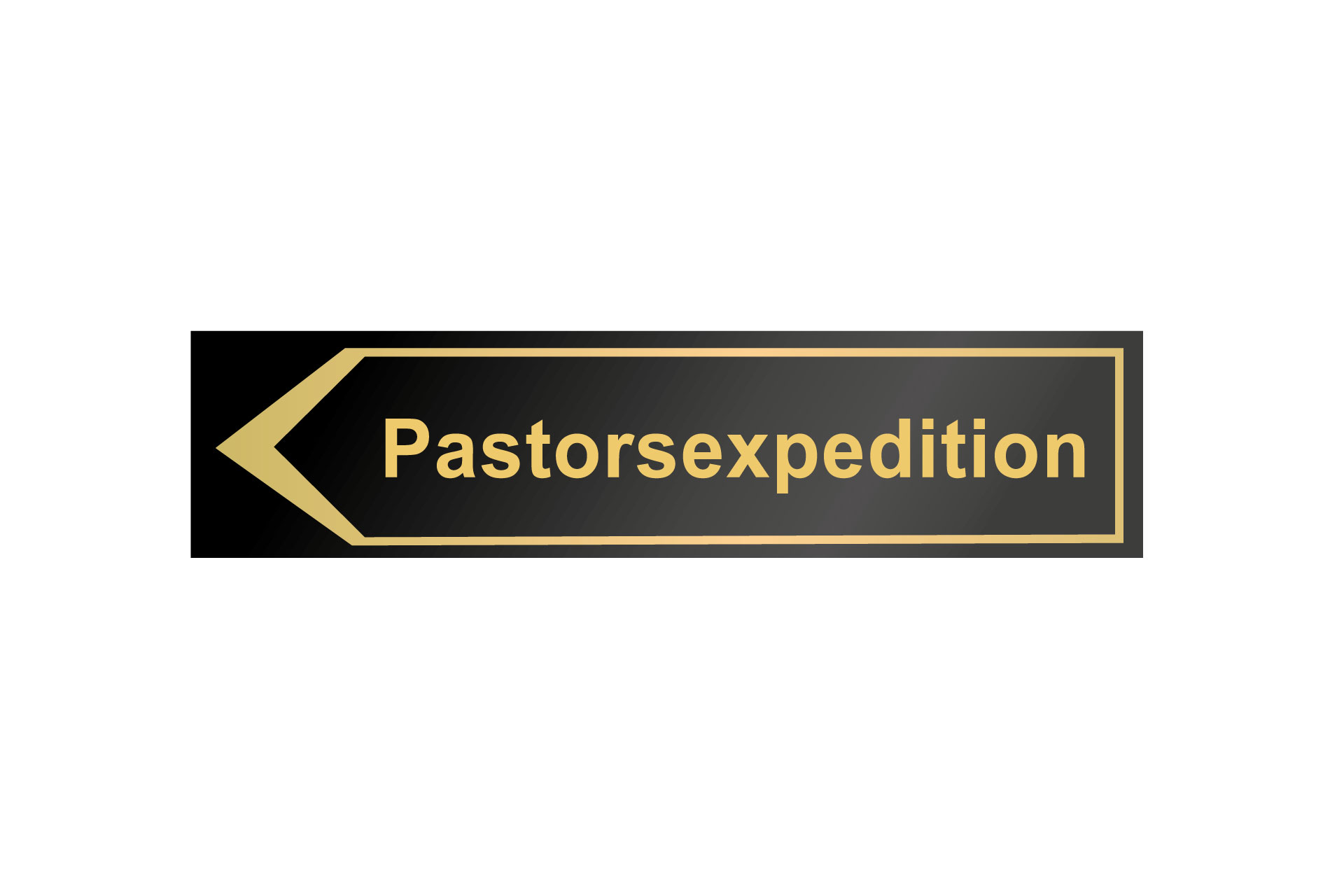 Hänvisningsskylt, Pastorsexp.