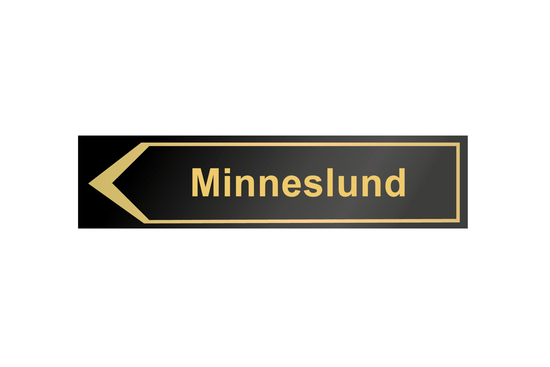 Hänvisningsskylt, Minneslund