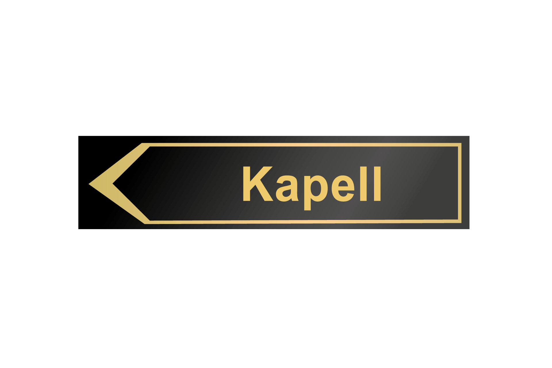 Hänvisningsskylt, Kapell