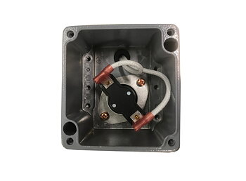 Kopplingslåda aluminium liten (kist- och urngrav)