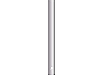 Stolpe Aluminium, 50x2300 mm