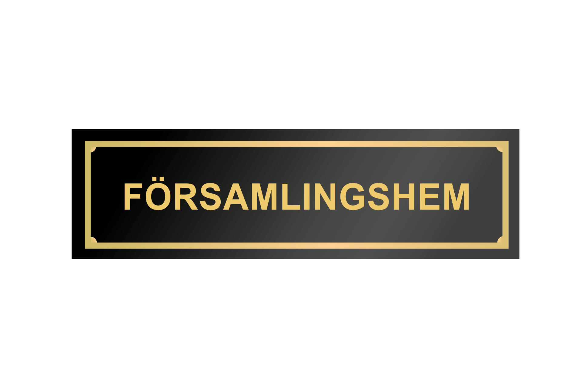 Dörrskylt Församlingshem