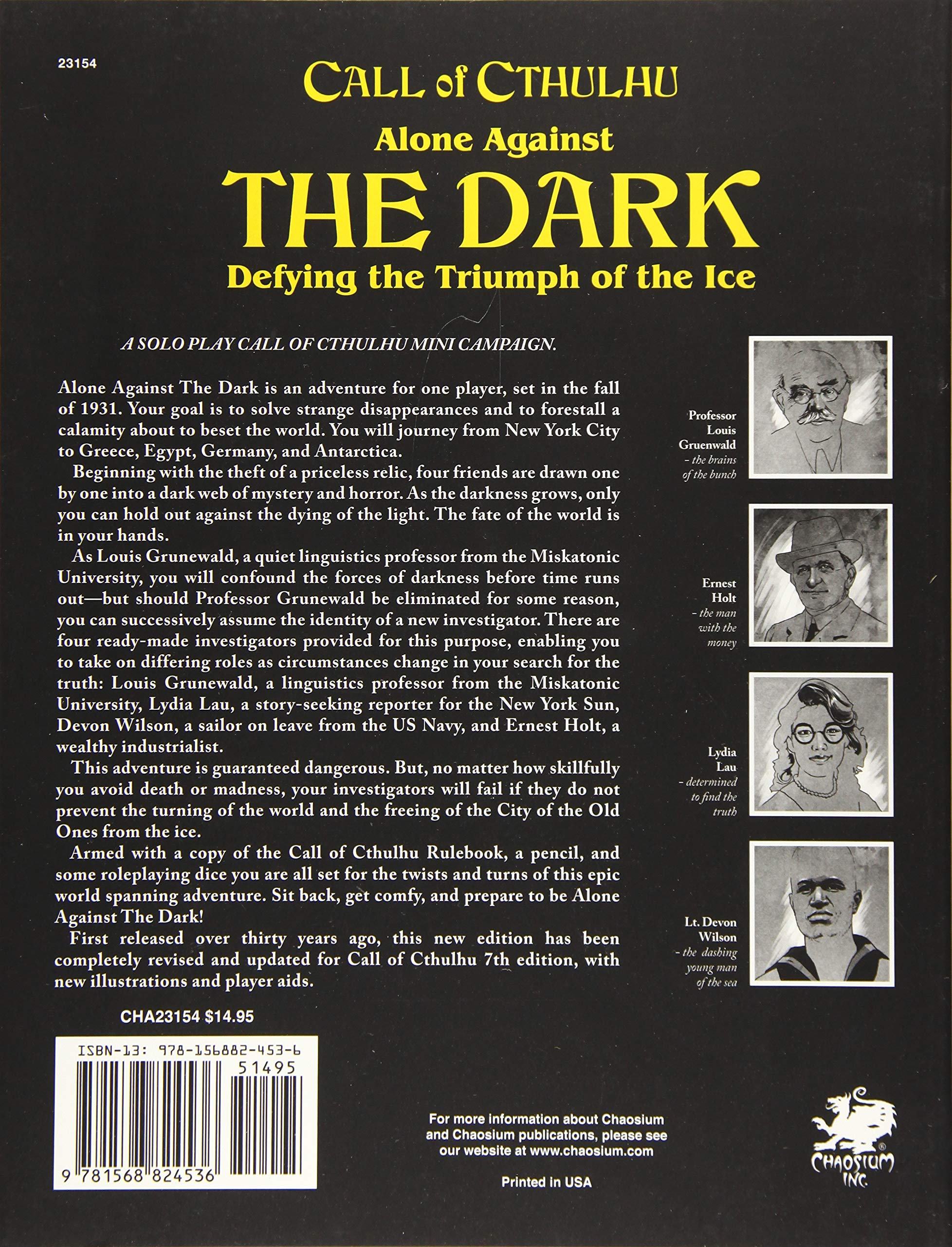 Call of Cthulhu RPG - Alone Against the Dark + PDF - 2