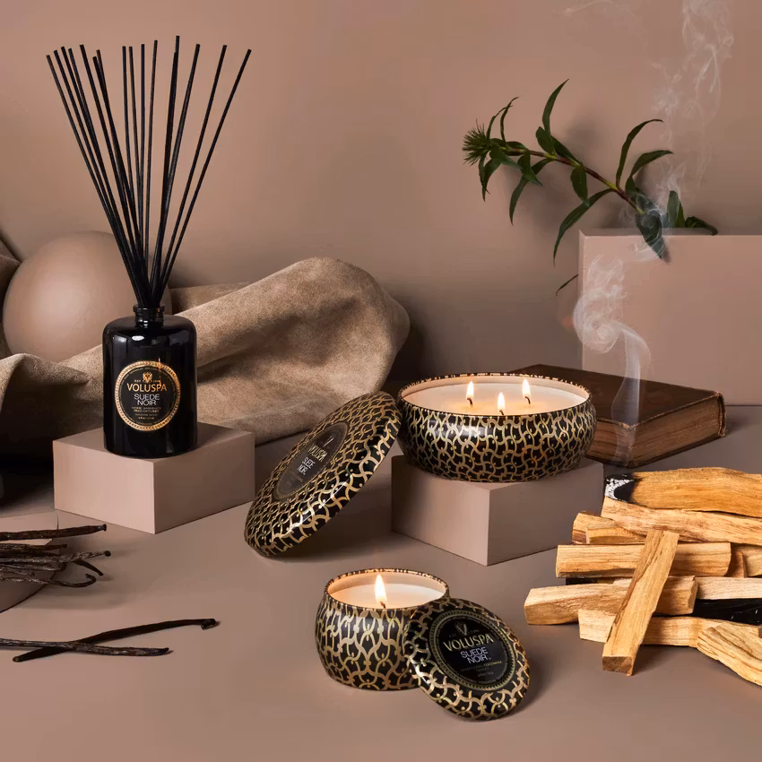  Voluspa Suede Noir - Diffuser - 2