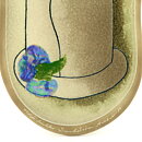 Heljä Liukko-Sundström (1984) Wall Plaque with Flower Pot Motif 39 cm