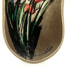 Heljä Liukko-Sundström (1980s) Wall Plaque with Wild Flowers Motif 39 cm