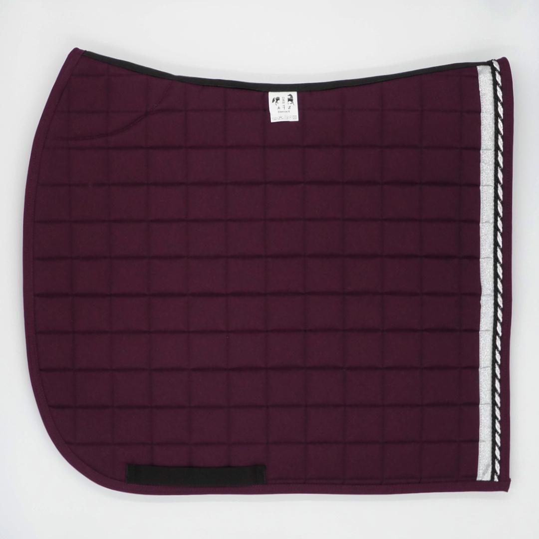 Dressyrschabrak Plommon D6, silver/svart - 4