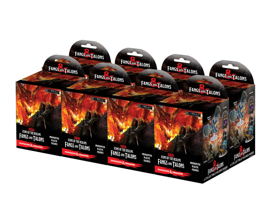 D&D Icons of the Realms: Fangs and Talons Booster Brick (8)