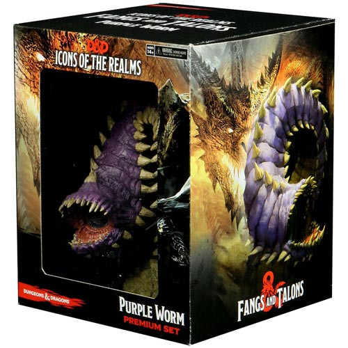 D&D Icons of the Realms: Fangs & Talons - Purple Worm