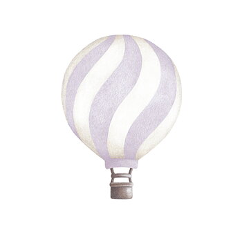 Lavendel Vågig Vintage Luftballong