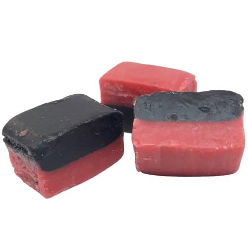 Hallonlakritsfudge