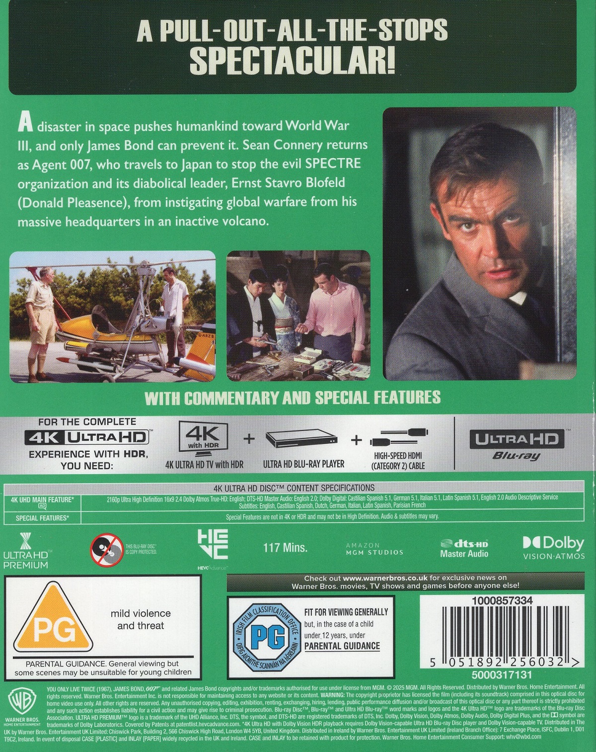 You Only Live Twice (ej svensk text) (4K Ultra HD) - 2