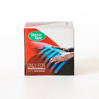 VetkinTape Kinesiologie-Tape für Pferde 6 cm x 5 m rot, 1 Rolle und Einzelhandelsverpackung, zur Muskelunterstützung und Rehabilitation von Pferden