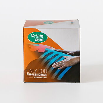 VetkinTape Kinesiologie-Tape für Pferde 6 cm x 5 m orange, 1 Rolle und Einzelhandelsverpackung, zur Muskelunterstützung und Rehabilitation von Pferden