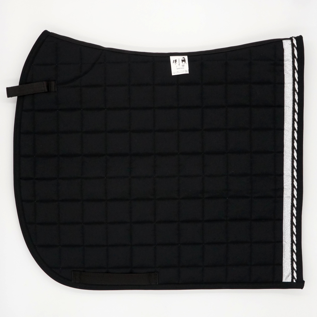 Dressyrschabrak Svart D6, silver/svart - 2