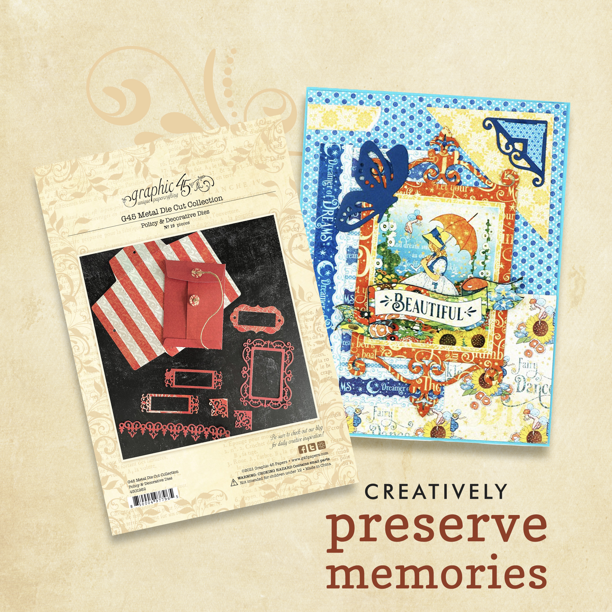 Graphic45- Staples Dies - Policy & Decorative - 3