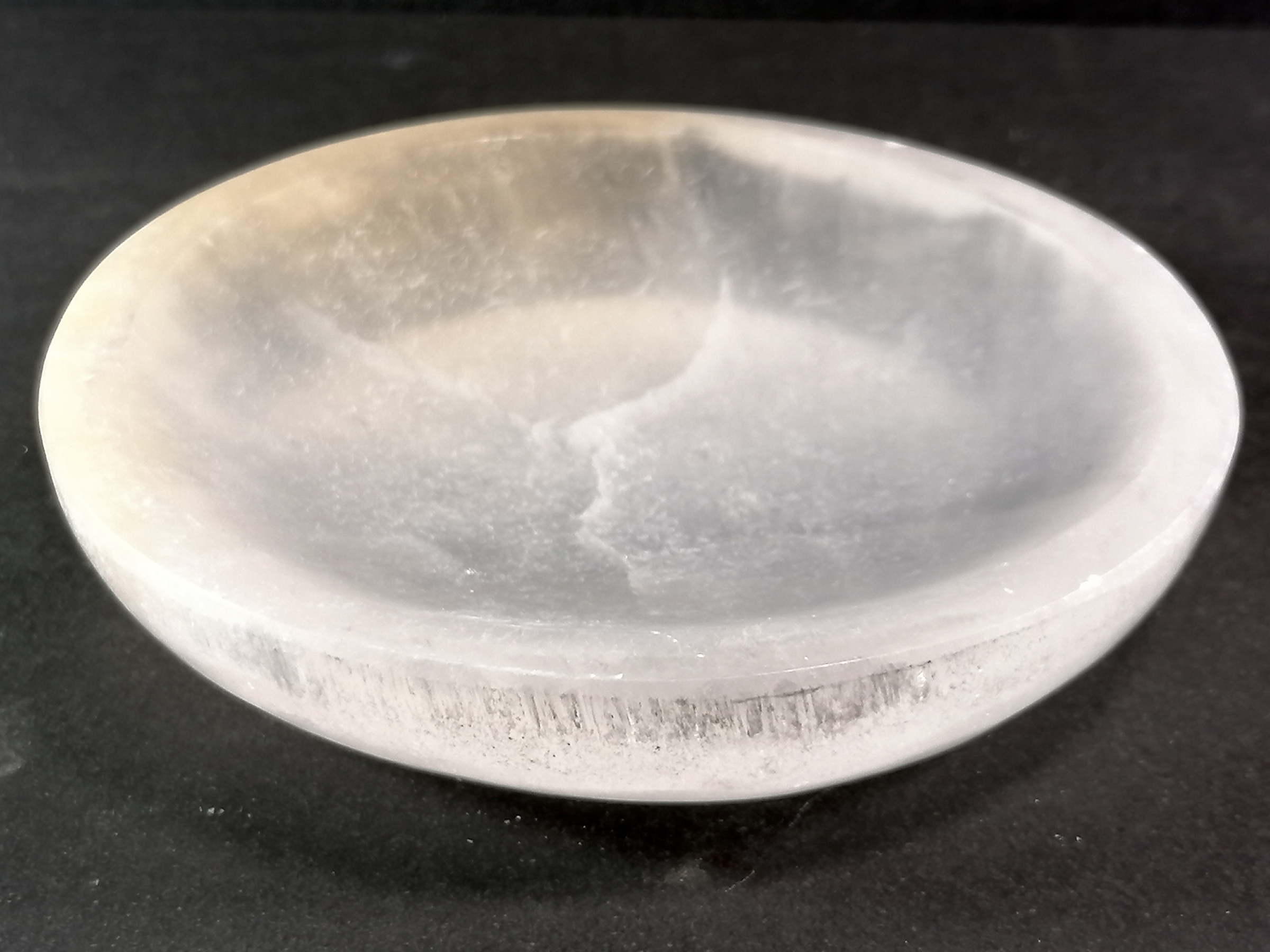 Selenitskål - Rund - ca 15cm