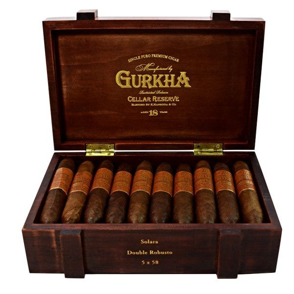 Gurkha Cellar Reserve 18 Year Solara - Double Robusto Open Box 20p 