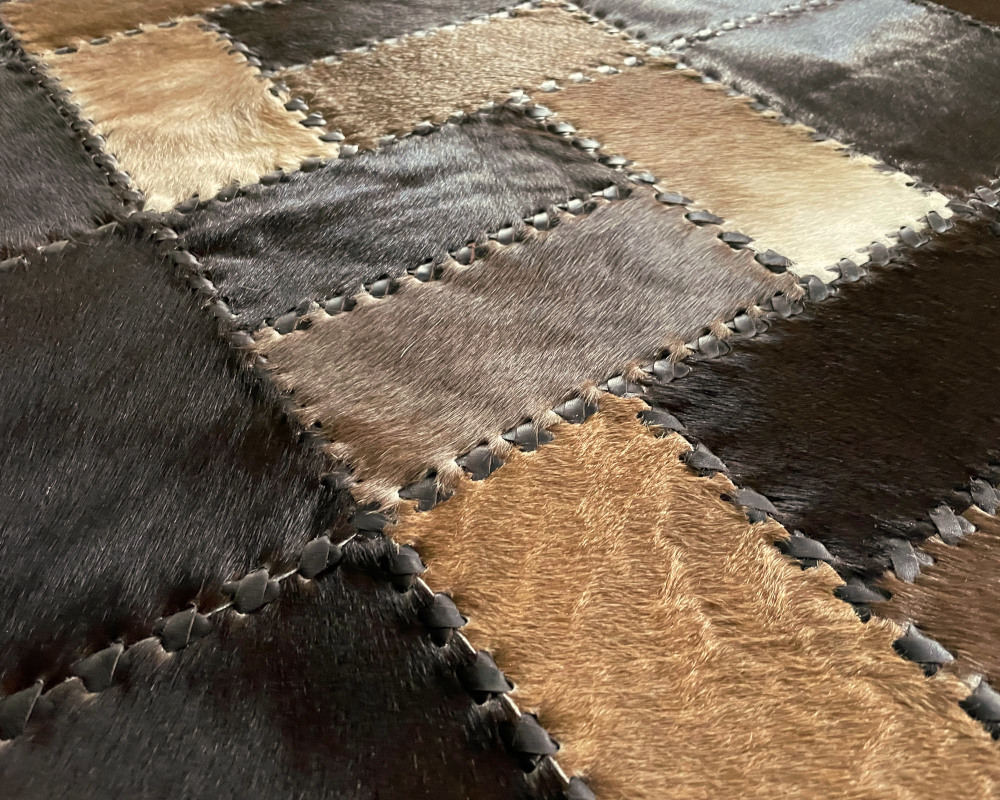 Cowhide runner rug 120 x 200 cm EtnoDesign.se Unique & Handmade