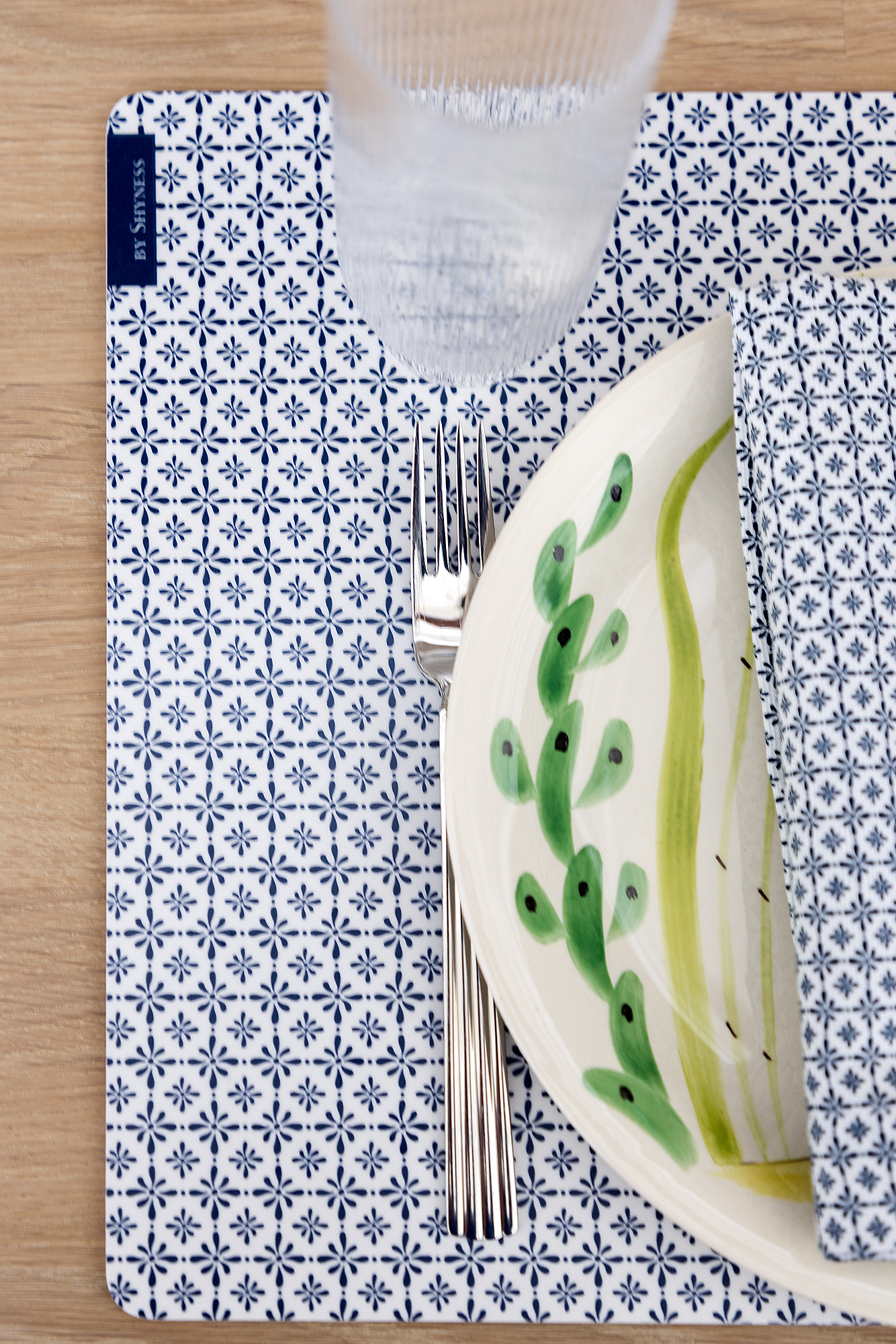Place mat Destiny in wood Navy - 2